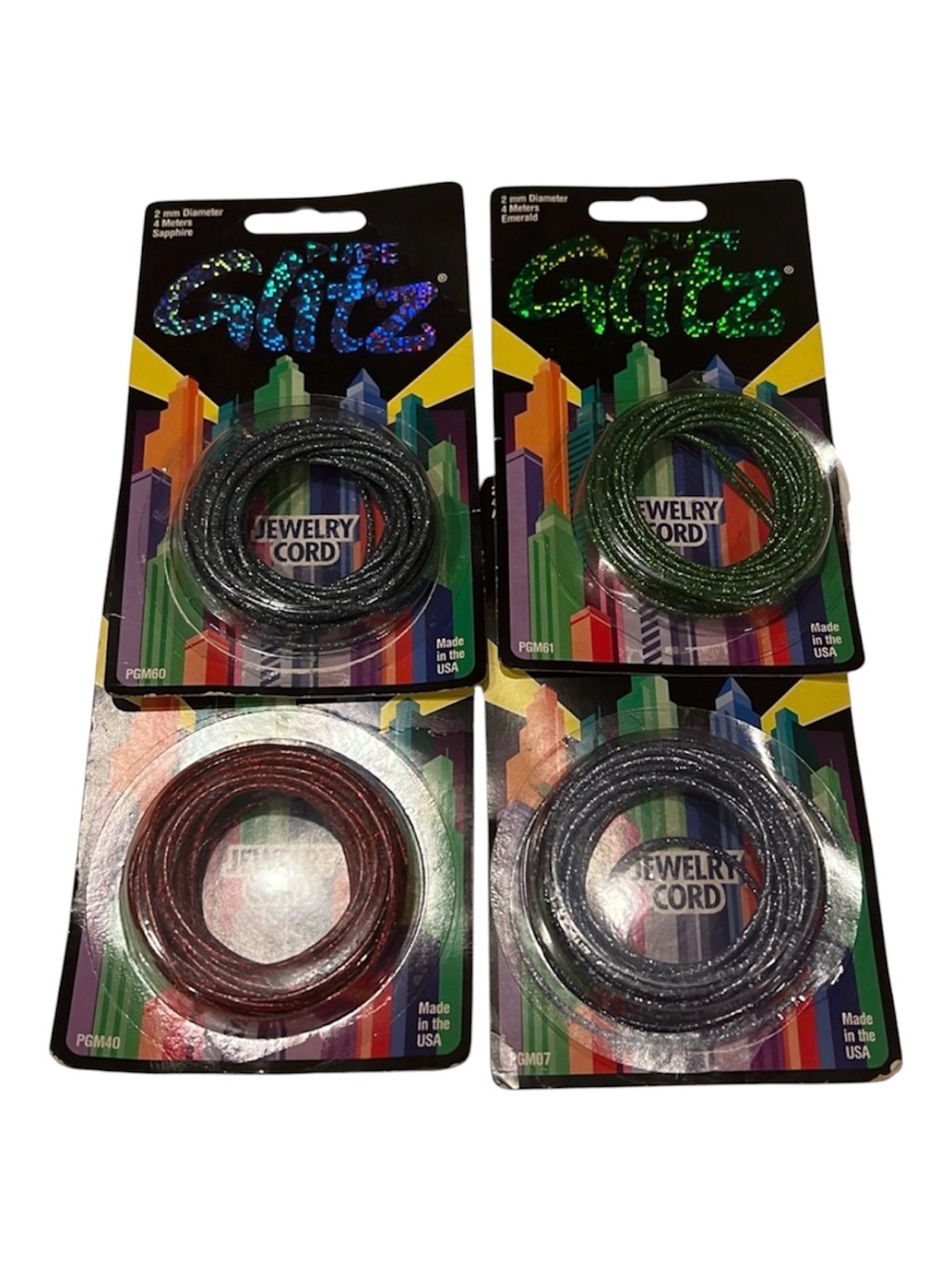 Jewelry cord 2mm assorted colors CC20